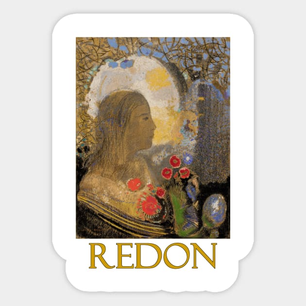 Fertility by Odilon Redon Sticker by Naves